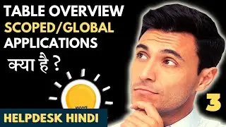 ServiceNow Table Overview  -1 | Scoped vs Global Application | Tables Features