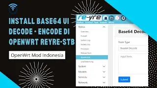 Install Base64 UI Decode Encode DiOpenWrt REYRE-STB Manually