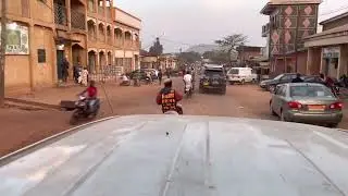 Driving on the streets of Ngaoundere