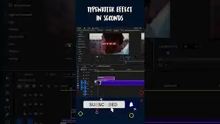 Typewriter Text Effect in Premiere Pro 2025