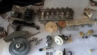 Редкая магнитола Sanyo M-X820. ЛПМ - разборка.