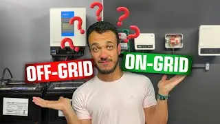 Diferença entre o SISTEMA ONGRID e o SISTEMA OFFGRID mostrada na prática | ENERGIA SOLAR