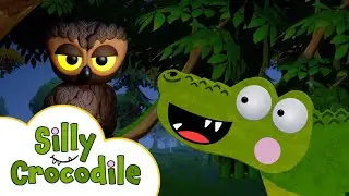 Silly Crocodile Nighttime Fun with Friends | Just For Kids