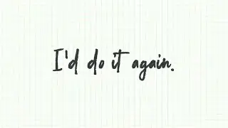 Violette Wautier - I'd Do It Again (Official Lyric Video)