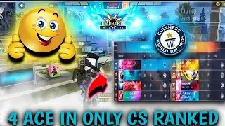 WORLD RECORD !! 4 ACES IN ONE CS RANKED MATCH