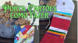 PORTA CARTÕES COM 6 DIVISÓRIAS - PASSO A PASSO MUITO FÁCIL