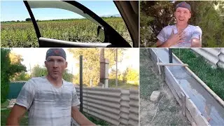 Жарко + 34. Заливать раствор фундамент 5 часть. Глухих новости. Deaf news.
