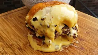 Bacon Cheese Sauce Burger Recipe