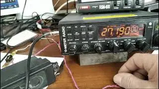 Сигнал шум с  модулем DSP в р/ст AnyTone AT-5555.