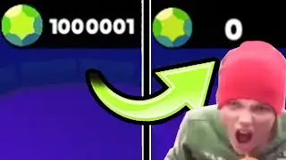 1 MİLYON ELMAS KAZANAN ÇOCUĞUN ELMASLARI BOŞA GİTTİ (SİNİRLENDİ) !!! - Brawl Stars