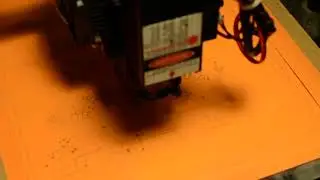JVElaser drawing a plotter schematic