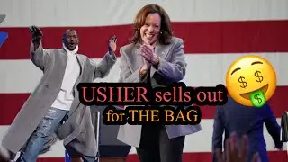 Usher Raymond goes against his own words and joins Kamala Harris at Georgia Rally