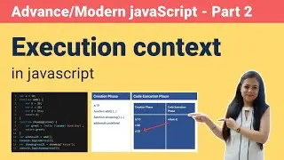 Execution Context in JavaScript - Advance/Modern javaScript part 2