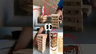 Jenga Game 🎯 !!! #jengagame #shorts #viralvideo #games