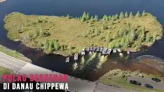 Pulau di danau chippewa bisa bergerak hingga menghalangi jembatan