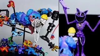 Making Poppy Playtime 3 -The Prototype's dedicated shrine, built by CatNap Sculptures Timelapse