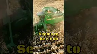 Smaller John Deere X9 spotted in a Minnesota field #johndeere #farmer #farming #combine #farmlife