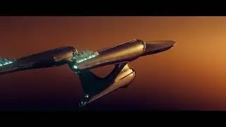 Star Trek Enterprise-A metal shader test