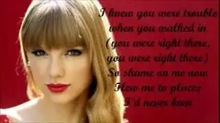 Taylor Swift- I knew you were Trouble Lyrics