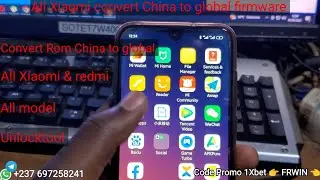 all Xiaomi convert Rom China to global firmware official mi play (lotus)