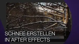 Schnee erstellen I After Effects TUTORIAL