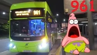 SMRT: SG3015B on Service 961 -  Volvo B5LH