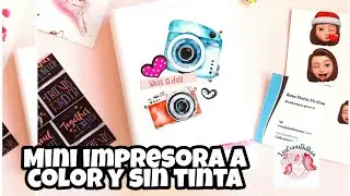 Mini Impresora sin tinta a color muy económica. Comprobamos calidad de imagen.