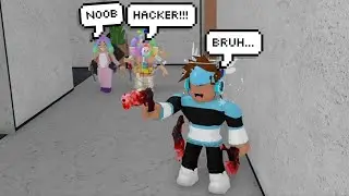 MM2 Destroying TEAMERS With *RARE* LEADERBOARD ITEMS...