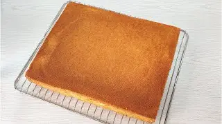 A BIG layers for cake ! the size of a BAKING SHEET in 30 minutes! It always turns out