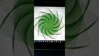 Draw Awesome green pattern using turtle programming. | #Shorts #python_programming #python_coderssss