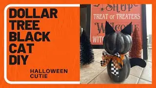 HALLOWEEN 🎃🍁🍁BLACK CAT DIY🐈‍⬛