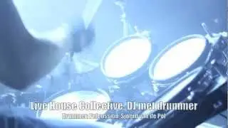 DJ met Drummer, Drums, Electronisch Drumstel, Live House Collective