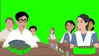 Green Screen cartoon video. Animation green screen cartoon actor.green screen full Animation.