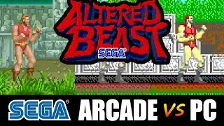 Altered Beast - SEGA ARCADE vs PC: Arcade, PC DOS (VGA & Tandy)