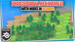 Making Procedurally Generated Hex Worlds with Geometry Nodes [In Blender]