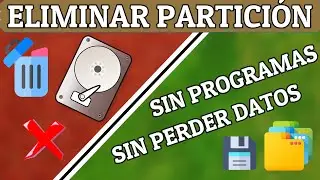 Como ELIMINAR una PARTICIÓN del DISCO DURO en windows 10/7/8, BORRAR particiones - Sin perder datos