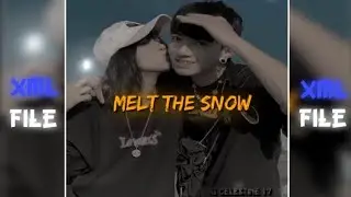 Melt the Snow ❤️😘 ||XML file 🎯 Alight motion links check in description 📁🔰