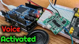 Make A Voice Activated Mp3 Player Using Arduino and MOVI Voice Recognition Synthesizer Shield