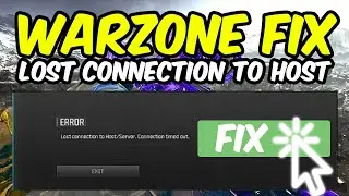 How To Fix 'Lost Connection To Host / Server Connection timed out' For Black Ops 6 Warzone