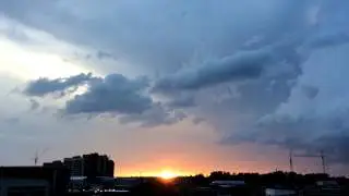 Timelapse ≡ Гроза ‒ закат. 2015