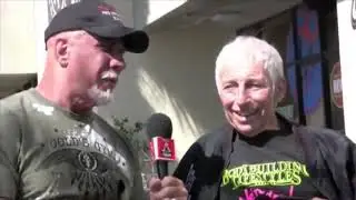 bodybuilder EDDIE GULIANI OUTSIDE GOLDS GYM VENICE