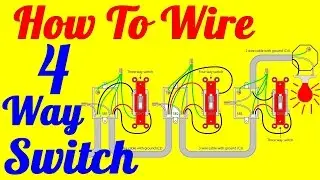 4 Way light Switch Wiring Diagram (How To Install)