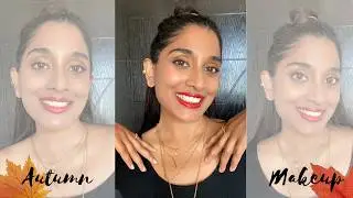 True Autumn Makeup Look on brown skin #mediumcontrastmakeup
