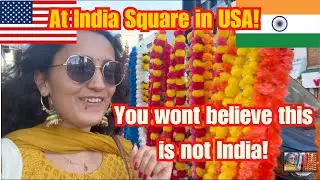 See India Square in USA! The most desi place|Proud Indian in USA| Diwali in New York