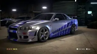 Need for Speed [2015]: Paul Walkers 2 Fast 2 Furious R34 Skyline! (NFS Showcase)