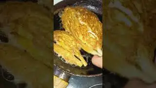 así quedaron las pacayas con huevo.