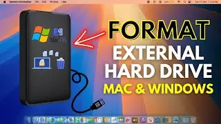 How To Format Hard Drive For Mac And Windows - External Hard Drive Format Tutorial