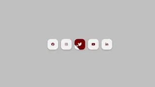 Amazing Social Media Hover Effect using HTML and CSS