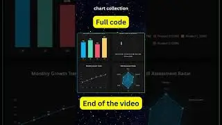 10 Stunning Data Visualizations in Pure HTML/CSS/JS | No Libraries Needed! 🤯 