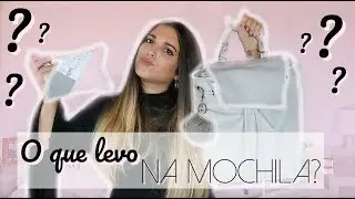 O que levo na minha mochila ? 🎒🤔(mochila da primark 7€ )